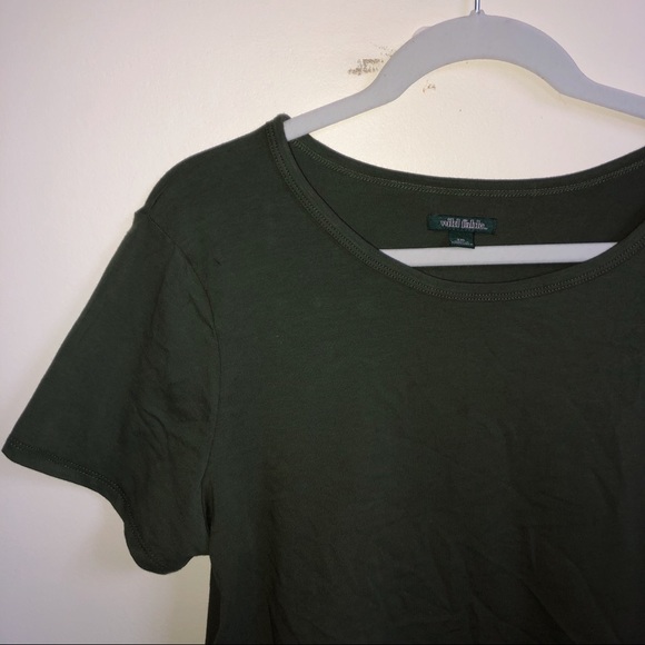 Olive Green T-Shirt - Picture 3 of 4